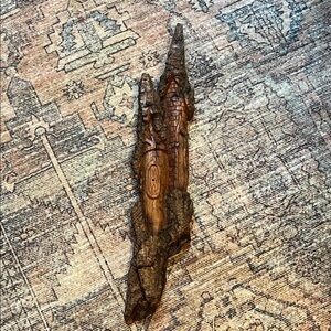 Handcrafted Wooden Castle Sculpture